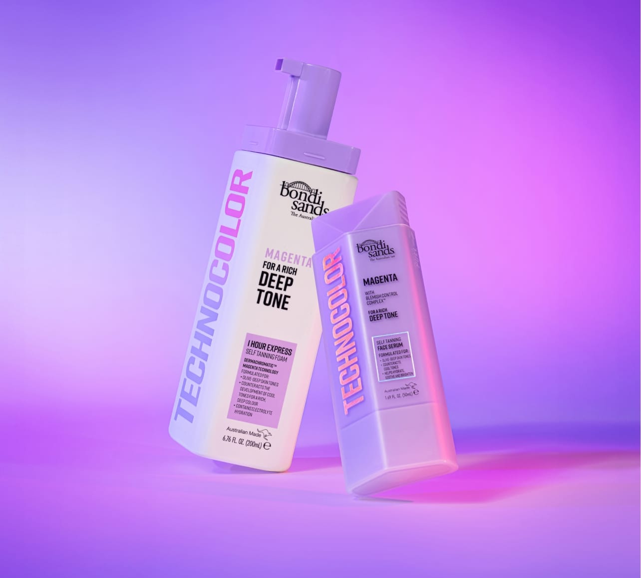 Magenta Technocolor Self Tanning Face Serum - Image 4