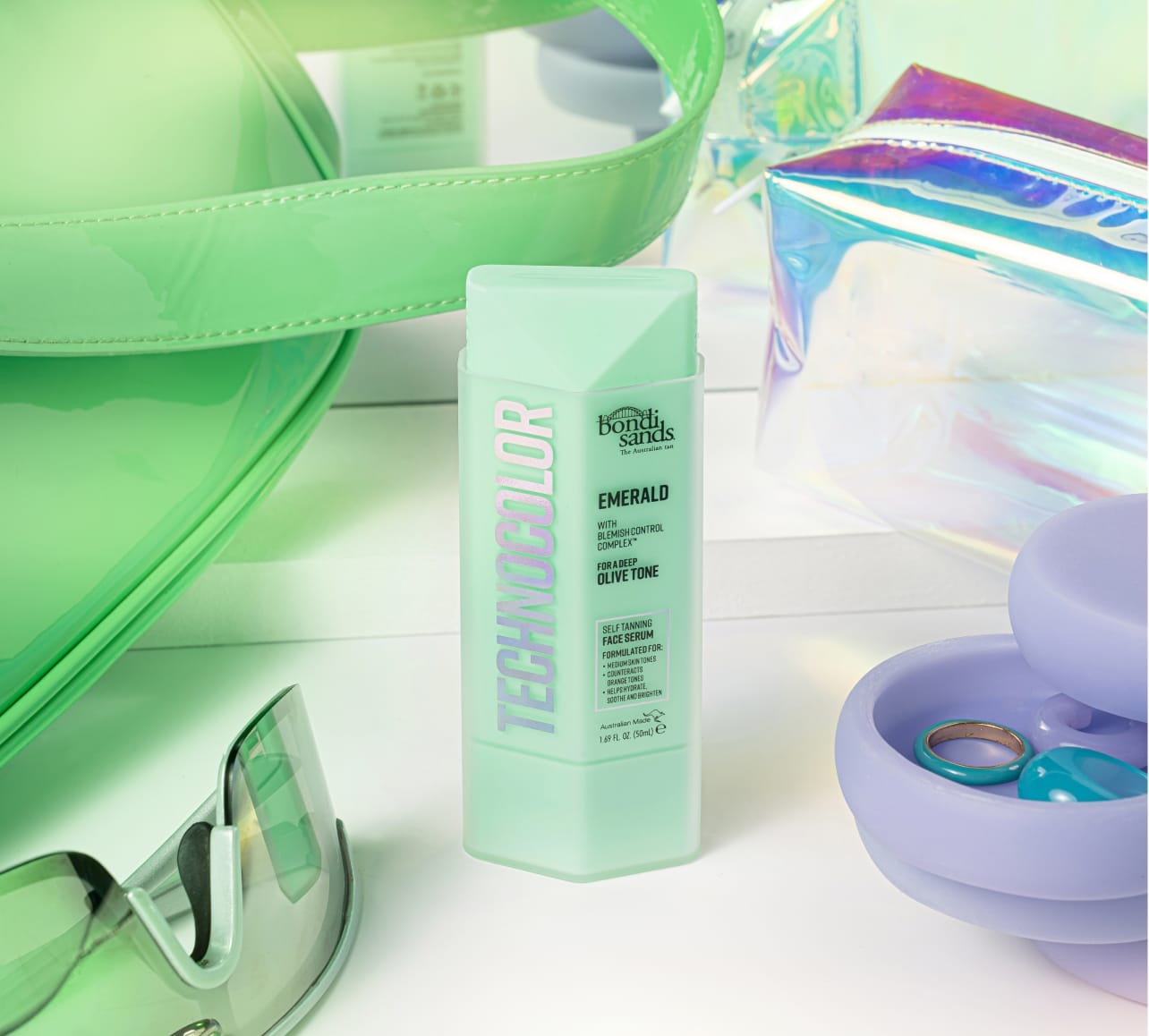 Emerald Technocolor Self Tanning Face Serum - Image 8