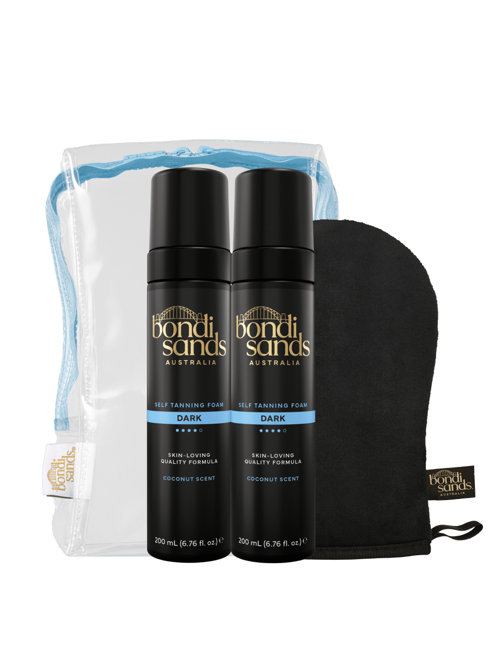 Dark Self Tanning Foam Gift Set