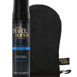 Ultra Dark Self Tanning Foam & Application Mitt Bundle