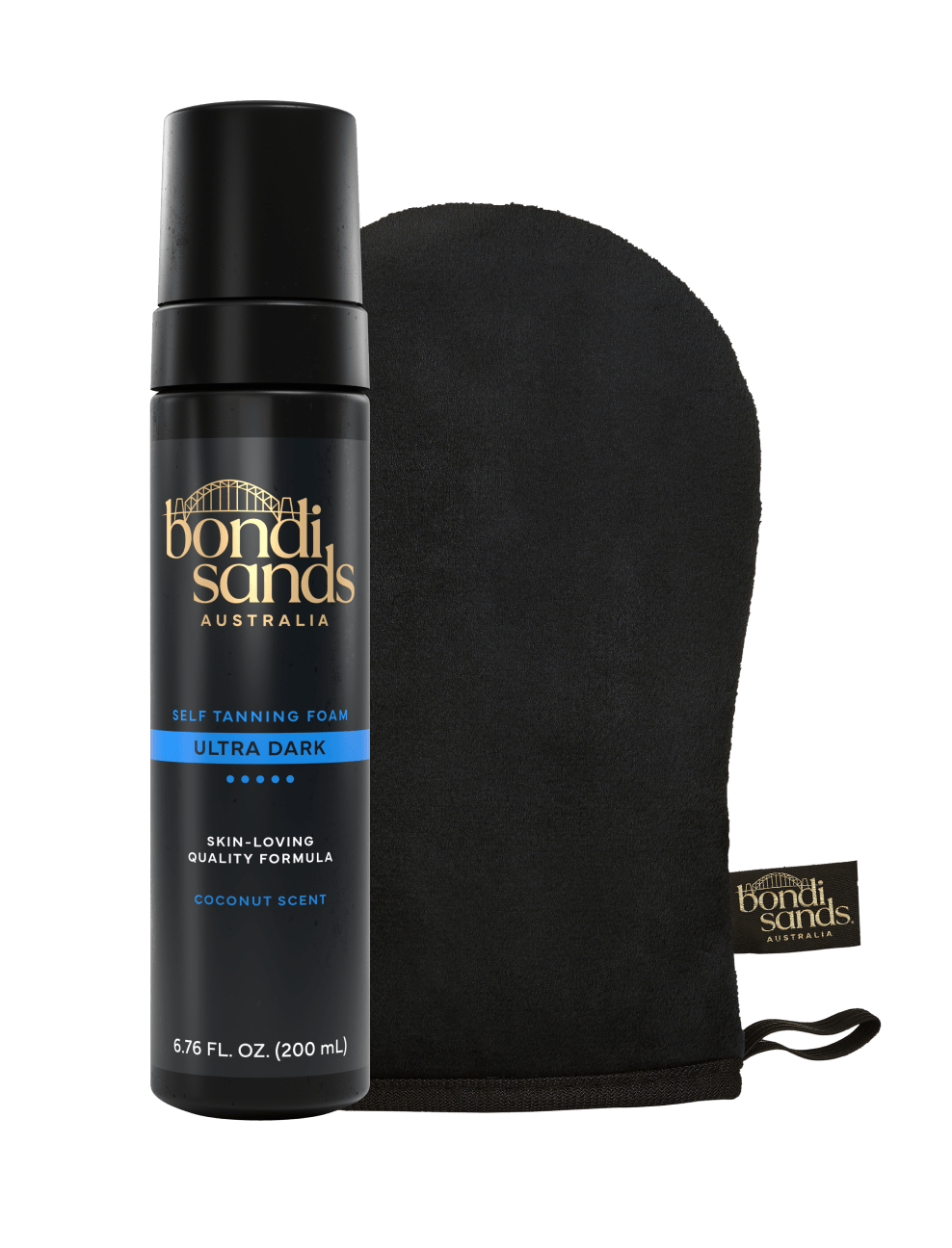 Ultra Dark Self Tanning Foam & Application Mitt Bundle