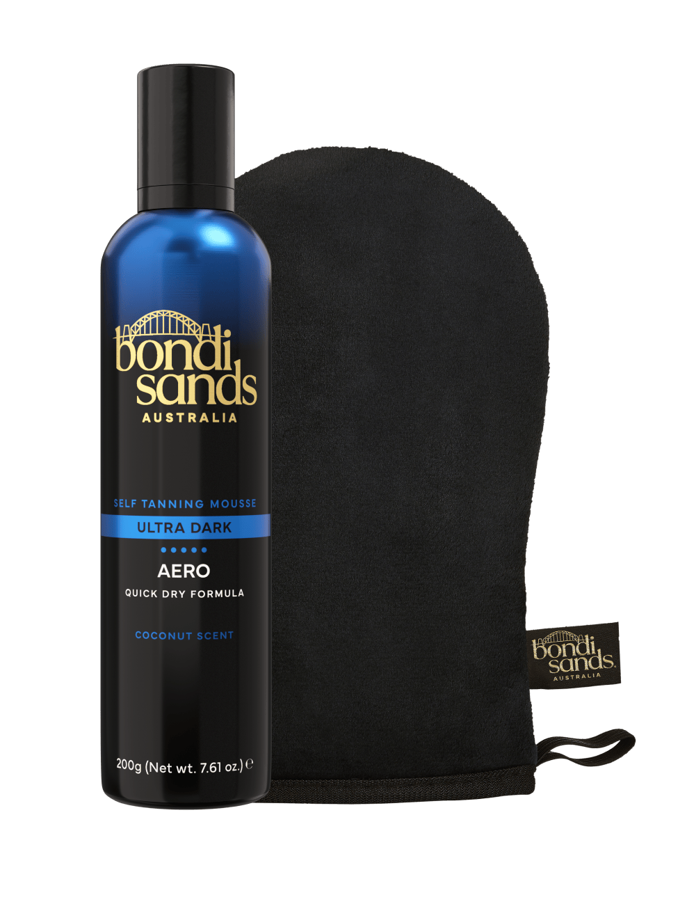 Aero Ultra Dark Self Tanning Foam & Application Mitt Bundle
