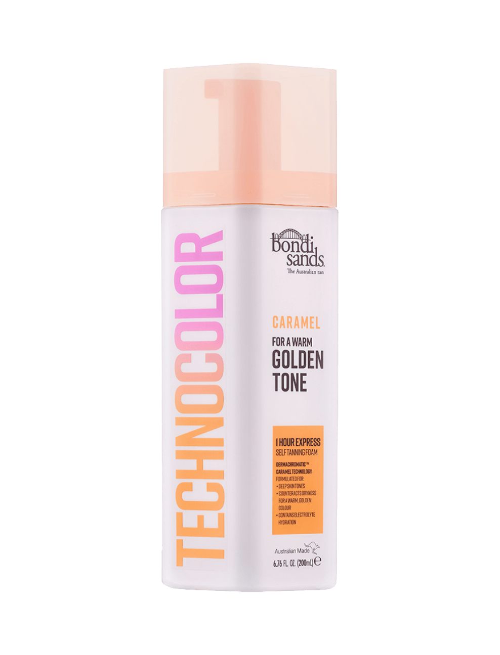 Caramel Technocolor 1 Hour Express Self Tanning Foam